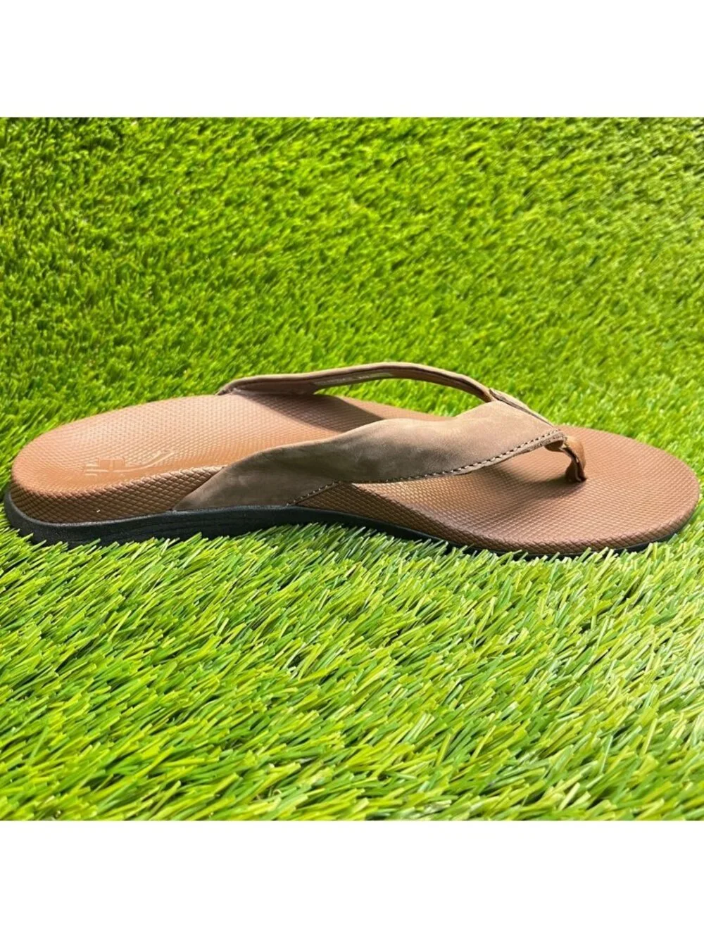 Kuru Kala 2 Mens Size 10 Brown Beach Walking Outdoor Flip Flop Thong Sandals